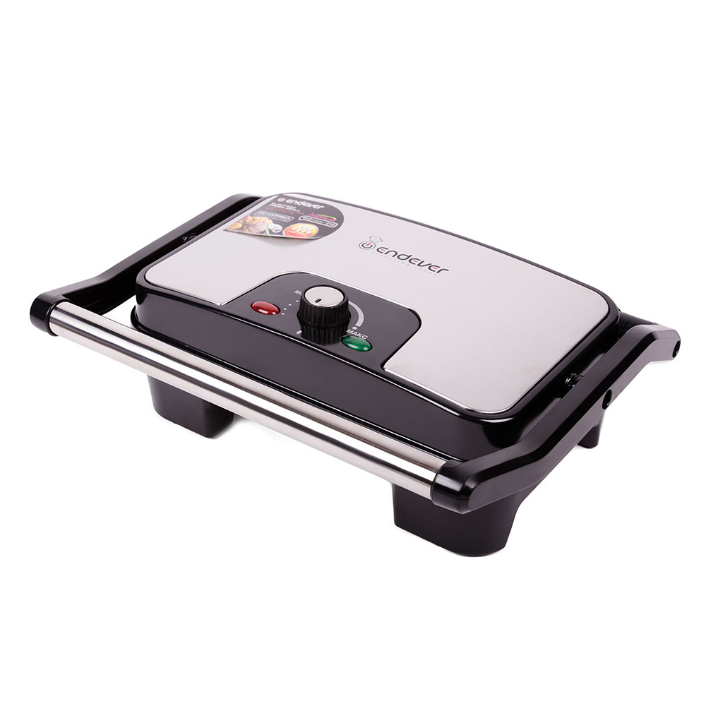 фото Электрогриль endever grillmaster 210 black/silver