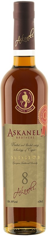 Коньяк Askaneli Brothers, 8 лет, 40 %, 500 мл