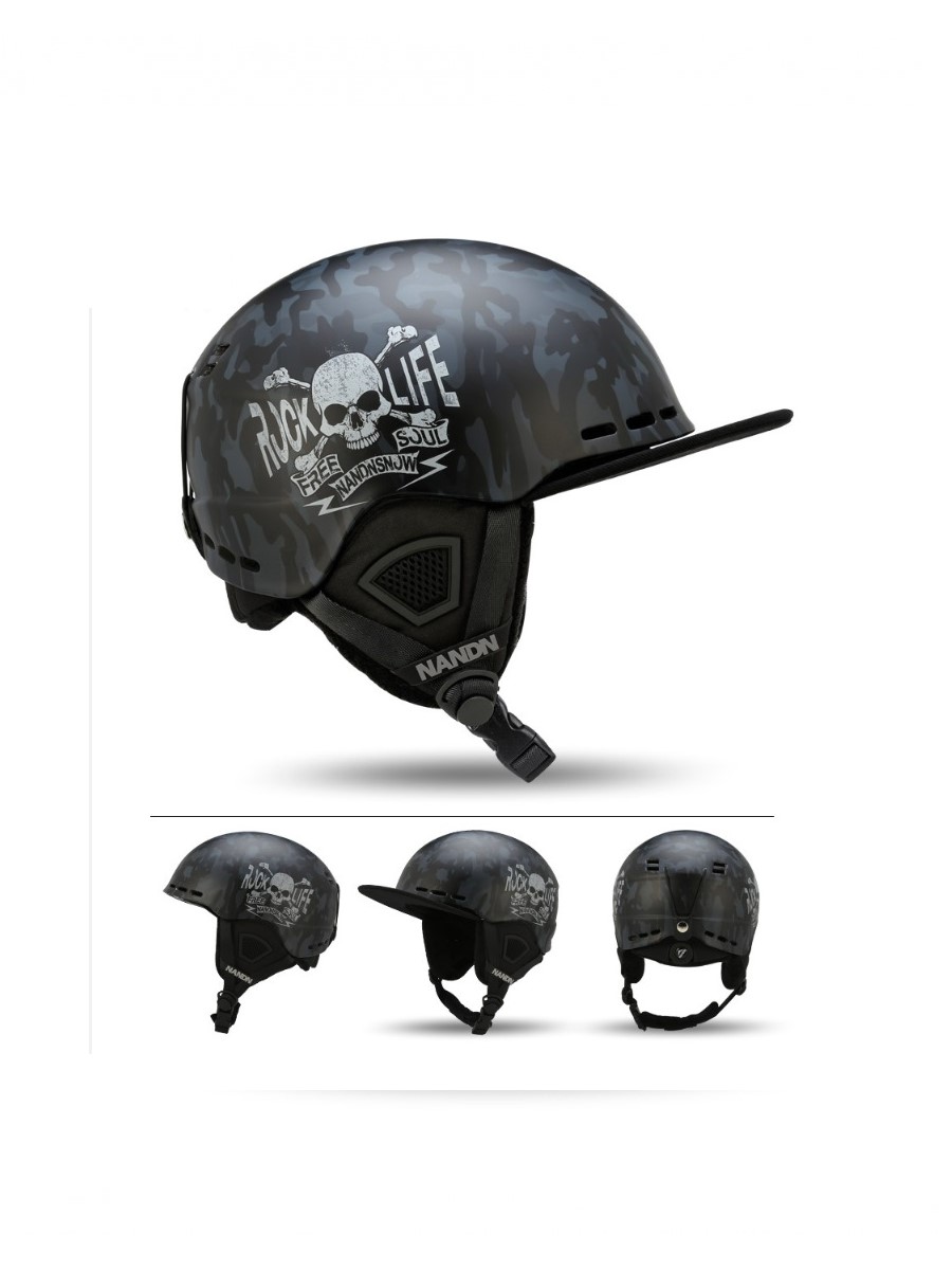Шлем горнолыжный NANDN NT213A CAMOUFLAGE р. L 58-61см