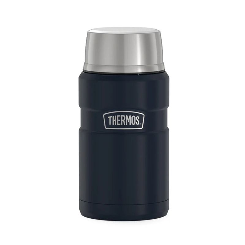 

Термос для еды THERMOS KING SK-3020 0.71L, складная ложка из нержавеющей стали, Синий, King SK3020