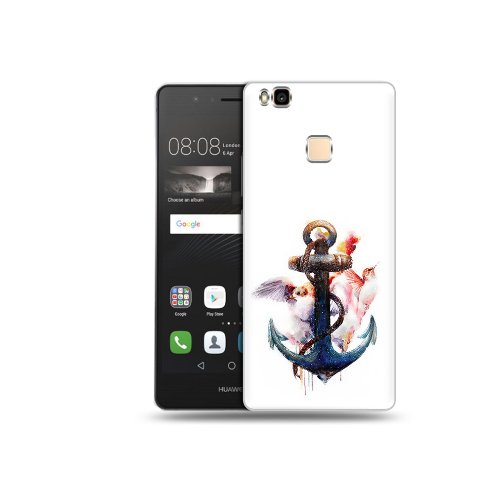 Чехол MyPads Tocco для Huawei P9 Lite якорь с птицами (PT74547.57.703)