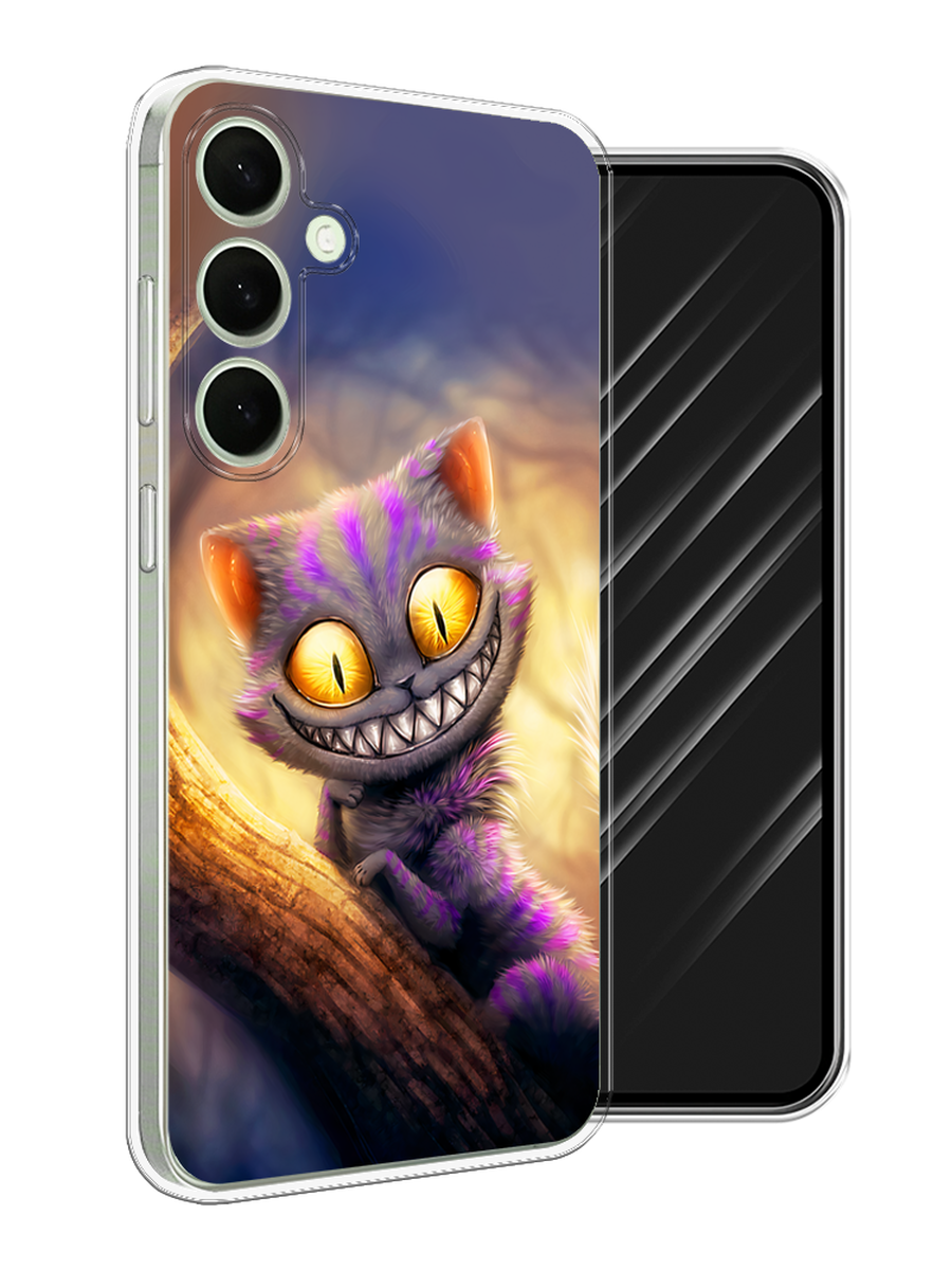

Чехол Awog на Samsung Galaxy S25 Plus "Cheshire Cat", Фиолетовый;желтый, 2110450-1
