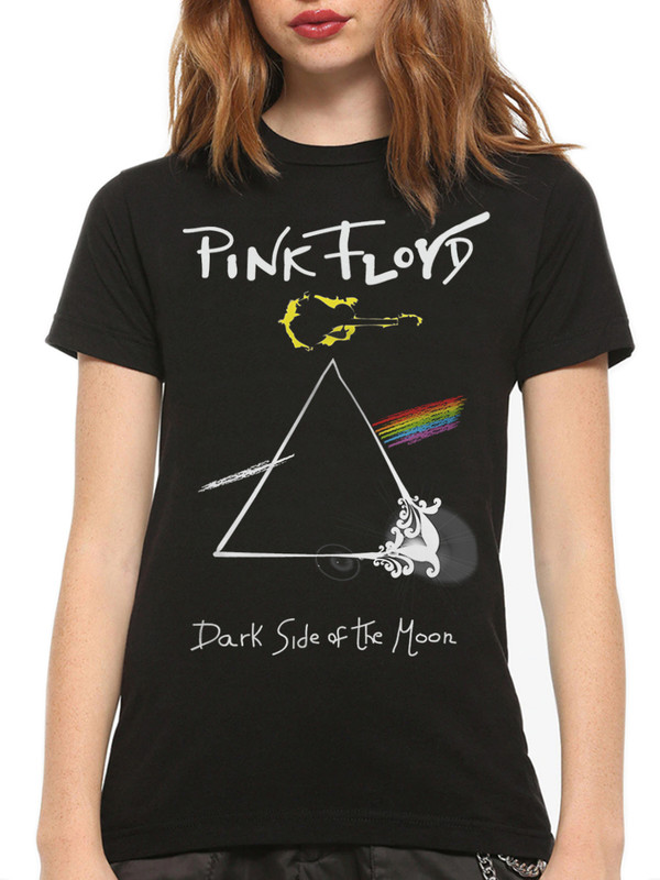 фото Футболка женская dreamshirts pink floyd женская58 черная m