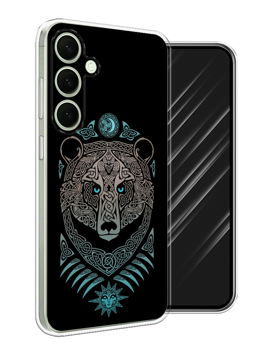 

Чехол Awog на Samsung Galaxy S25 Plus "Кельтский медведь", Черный;серый, 2110450-1