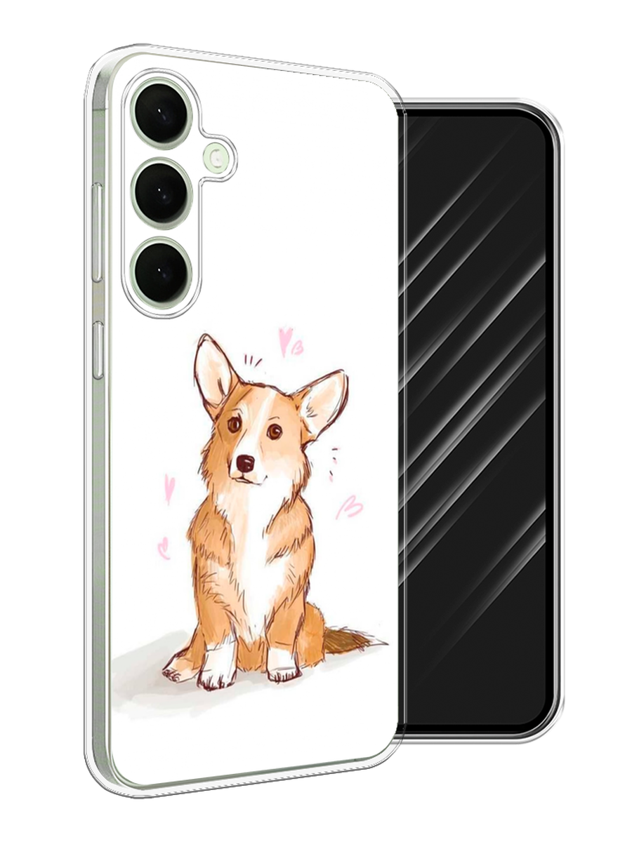 

Чехол Awog на Samsung Galaxy S25 Plus "Корги любовь", Бежевый;белый, 2110450-1