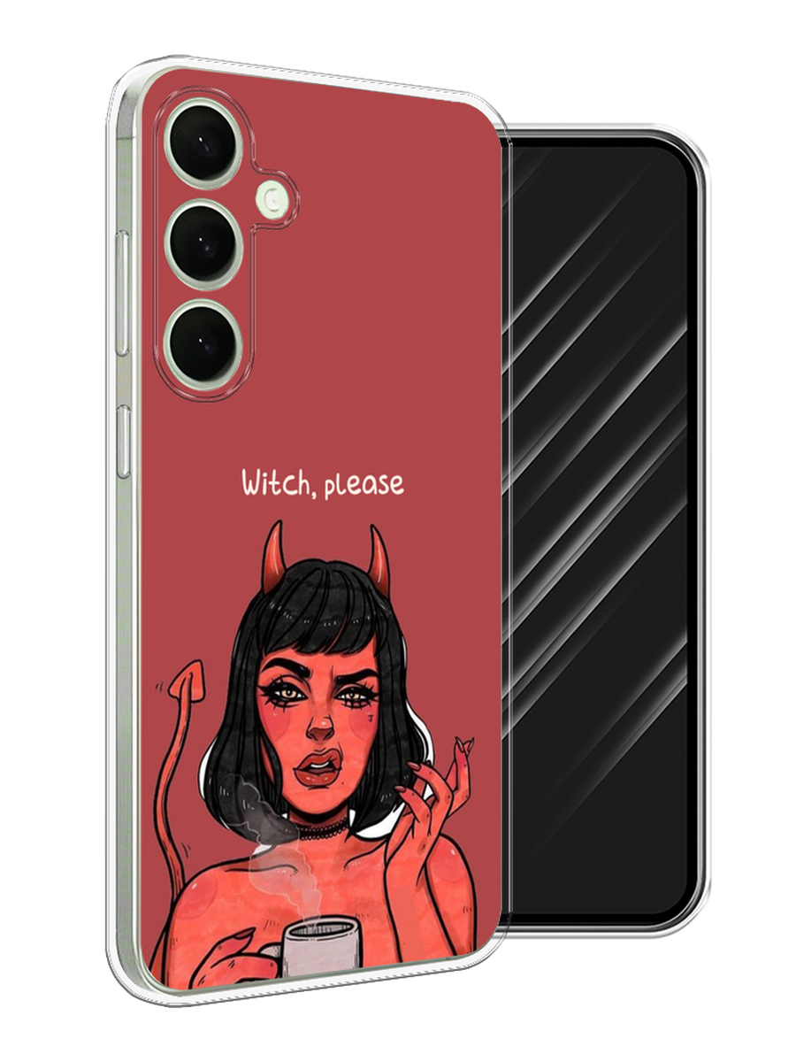 

Чехол Awog на Samsung Galaxy S25 Plus "Evil Girl", Бордовый;черный, 2110450-1