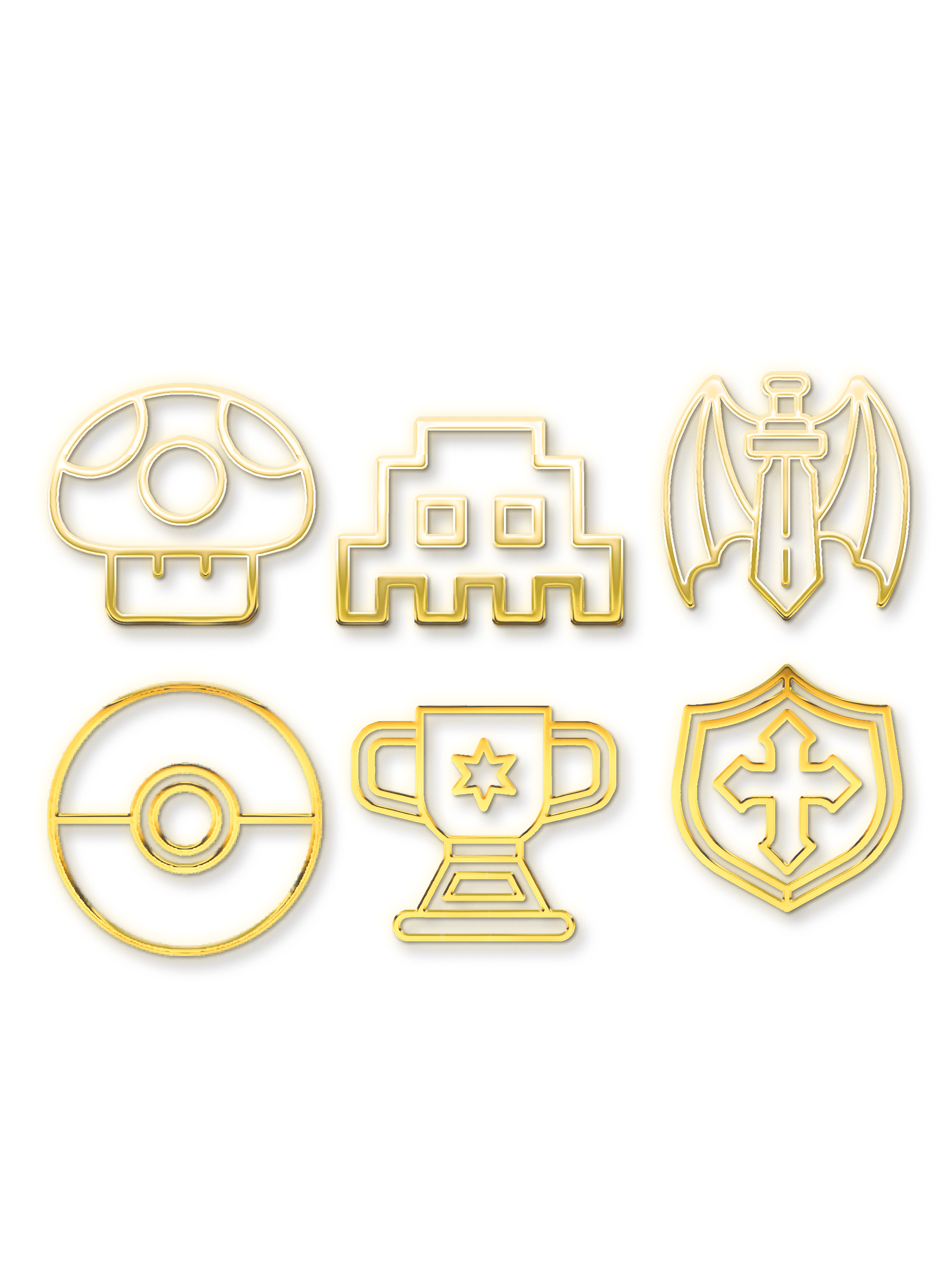 

Наклейка металлическая Silver&Golden Sticker KstG33082 Игровой сет 6 штук, Наклейки