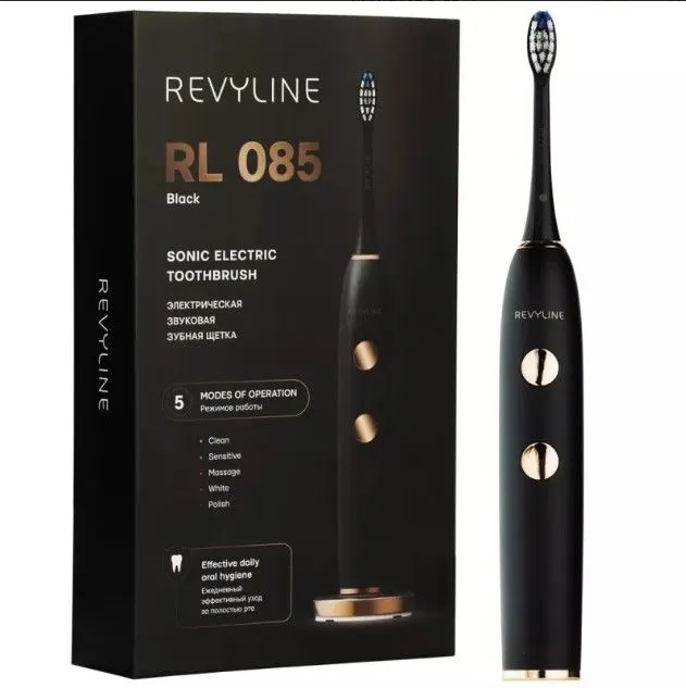 

Электрическая зубная щетка Revyline RL 085 черный, RL 085