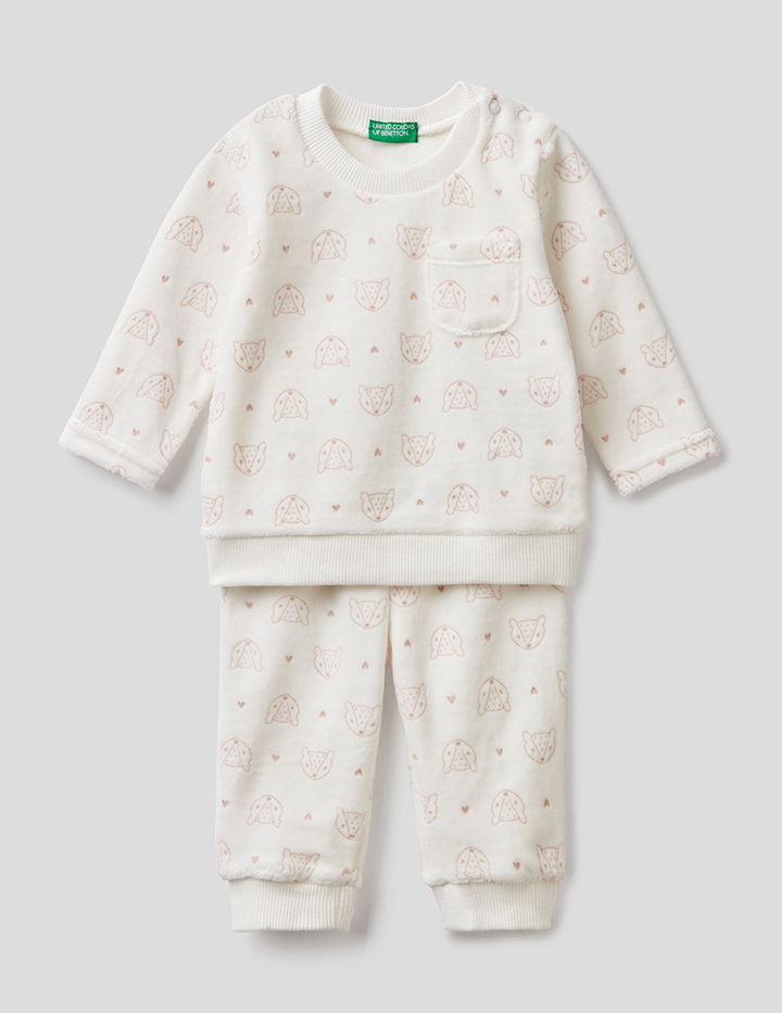 

Пижама детская United Colors of Benetton 21A_3AQMMM278_60B желтый р.74, 21A_3AQMMM278_60B