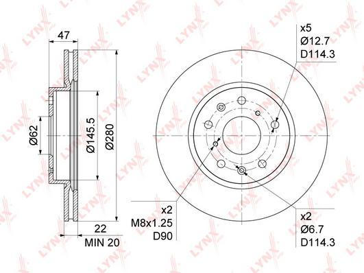 

Диск торм.пер.SUZUKI SX4 1.5-2.0D (HUNGARY) 06=>, FIAT SEDICI 1.6-2.0D 06=> SUZUKI SX4 1.5