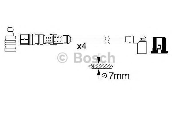 

Провода высоковольтные BOSCH 0986356331