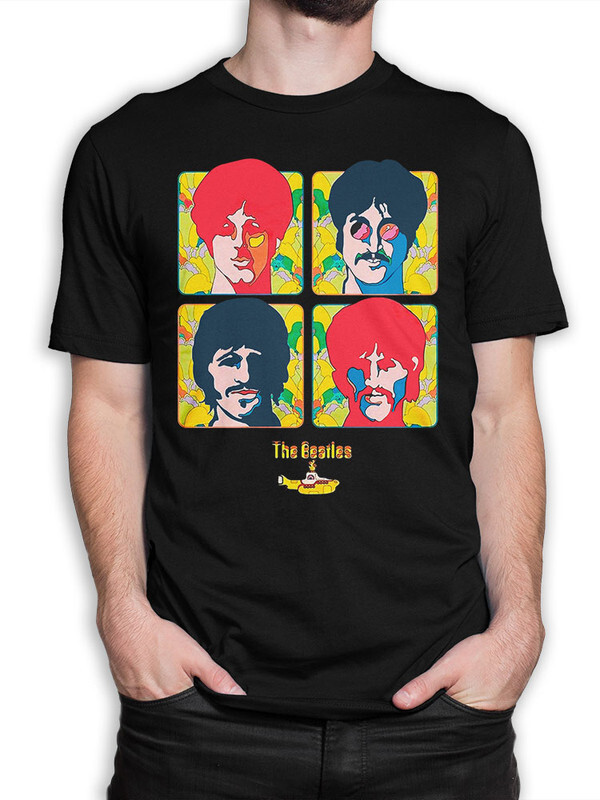 фото Футболка мужская design heroes the beatles - битлз черная 2xl