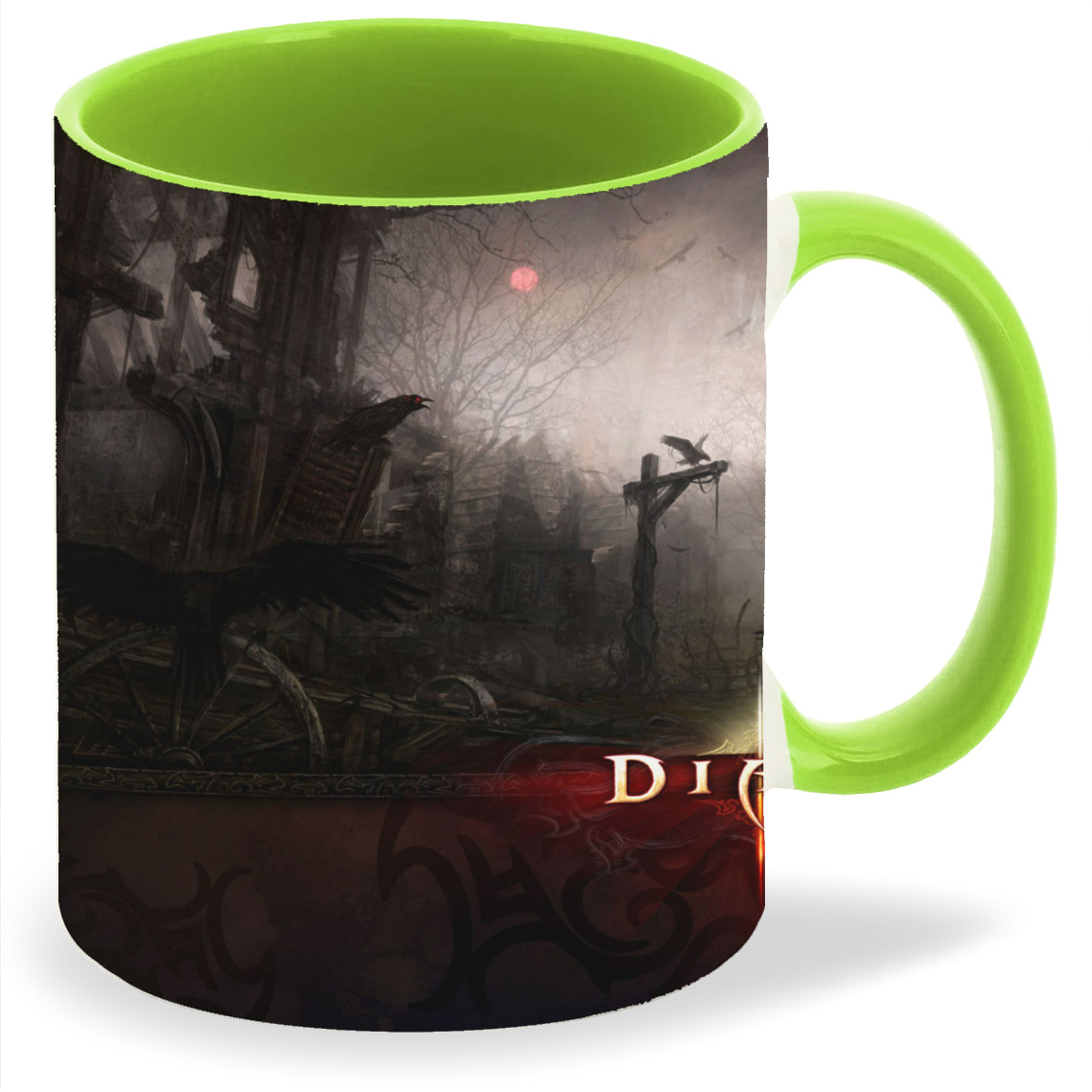 

Кружка CoolPodarok Diablo 3 Вороны Виселица, Diablo 3 Вороны Виселица
