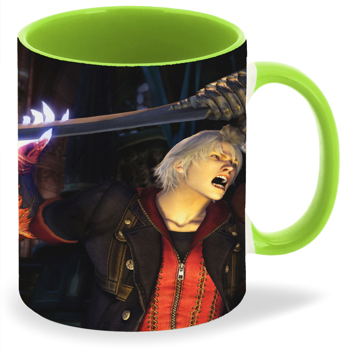 

Кружка CoolPodarok devil may cry 4 Оскал Улыбка, devil may cry 4 Оскал Улыбка