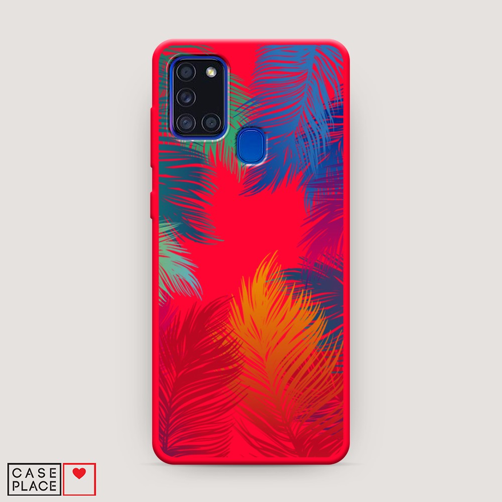 

Чехол Awog на Samsung Galaxy A21s / Самсунг A21s "Рамка из перьев", Разноцветный, 2100253-1
