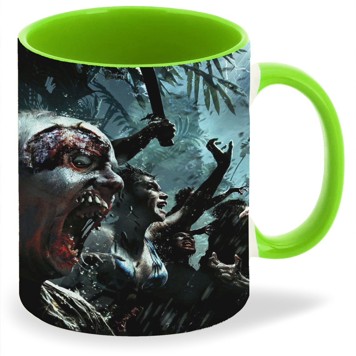 

Кружка CoolPodarok dead island riptide Зомби Молнии, dead island riptide Зомби Молнии