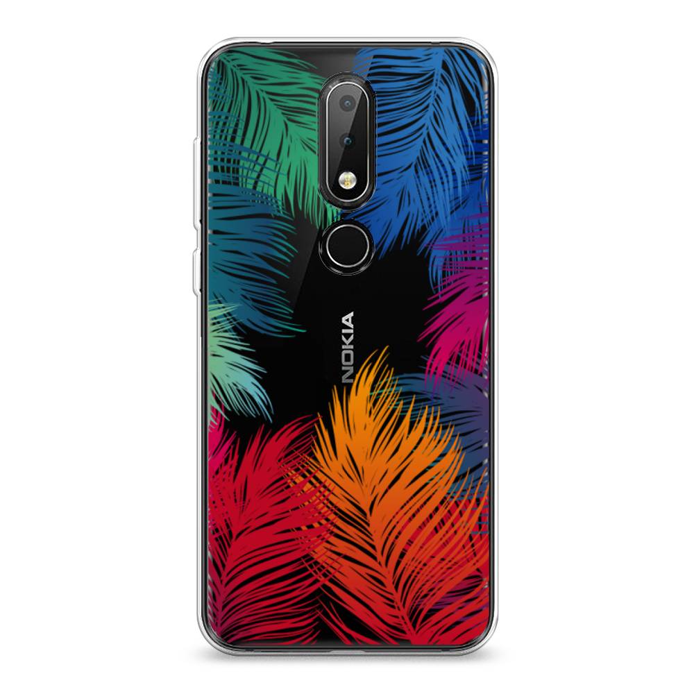 

Чехол Awog на Nokia 6.1 Plus / Нокиа 6.1 Plus "Рамка из перьев", Красный, 121850-4