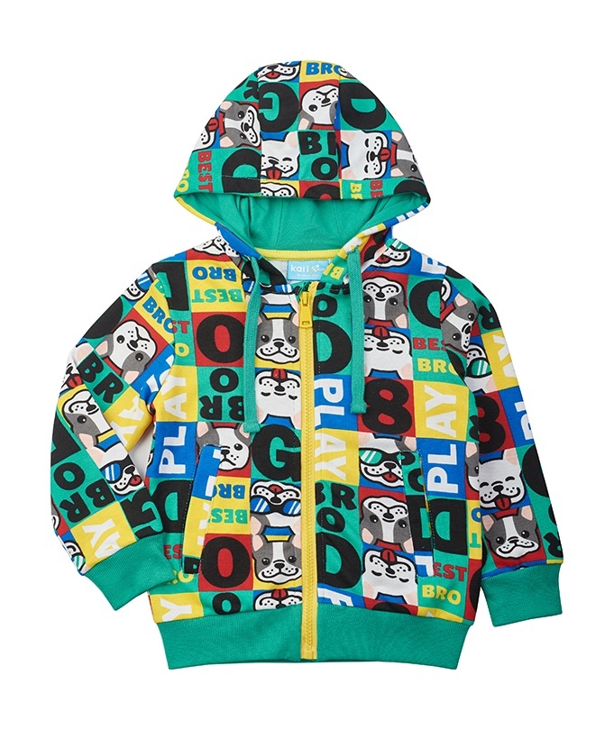 Толстовка детская Kari Kids 222860, разноцветный, 98