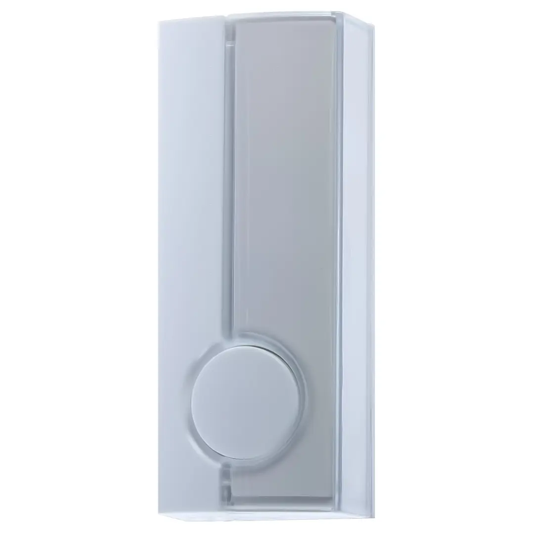 Кнопка для дверного звонка проводная Zamel PDJ-213 цвет белый zamel электрозвонок турбо