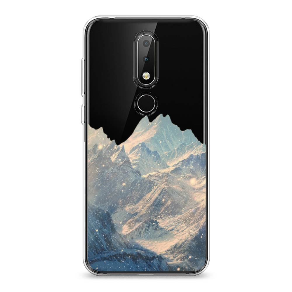 

Чехол Awog на Nokia 6.1 Plus / Нокиа 6.1 Plus "Горы арт 2", Серый, 121850-10