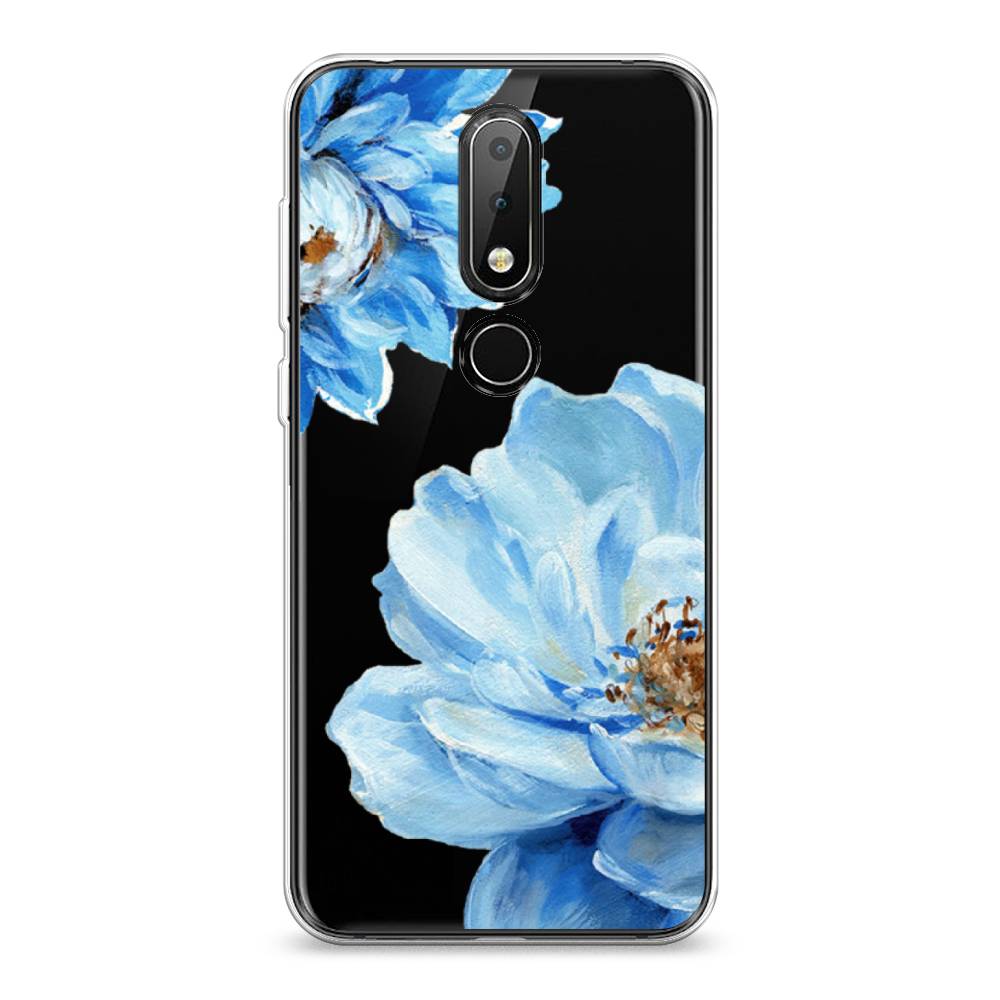 

Чехол Awog на Nokia 6.1 Plus / Нокиа 6.1 Plus "Голубые клематисы", Голубой, 121850-8