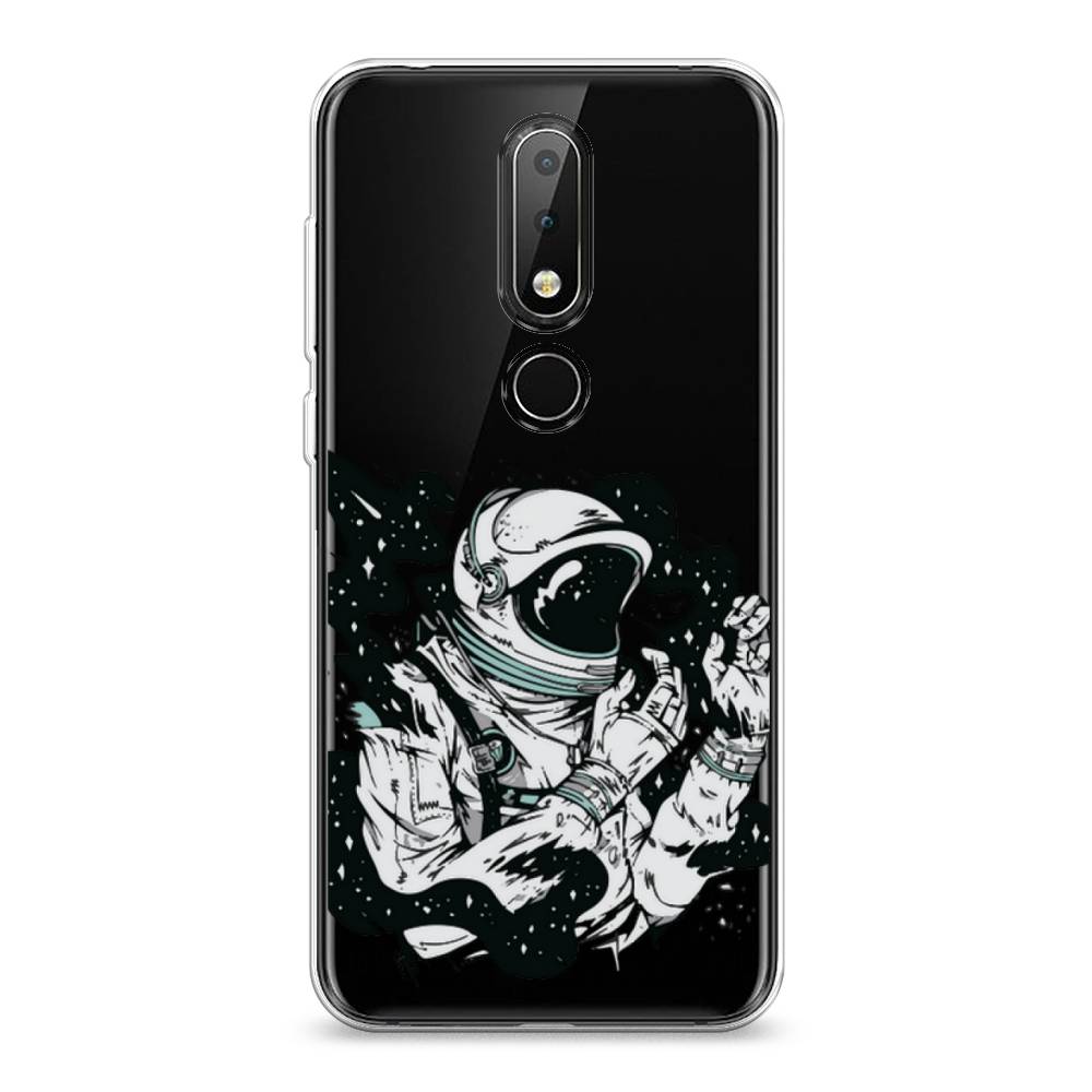

Чехол Awog на Nokia 6.1 Plus / Нокиа 6.1 Plus "Космонавт арт", Черный;белый;прозрачный, 121850-7