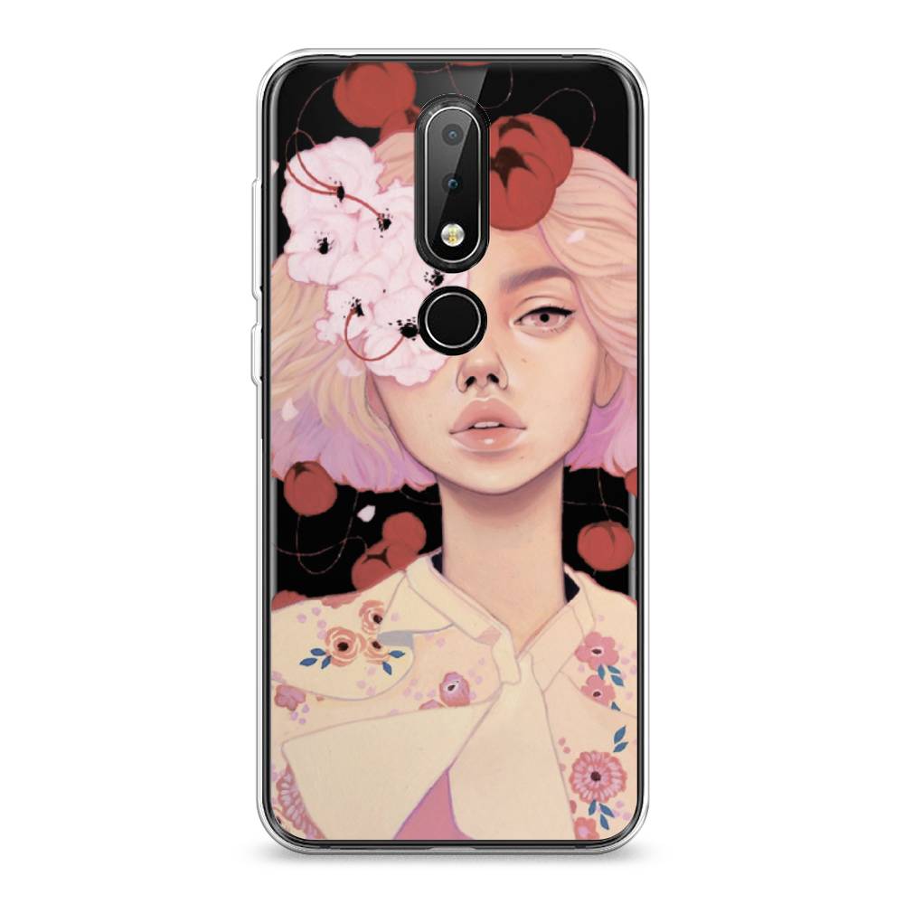 

Чехол Awog на Nokia 6.1 Plus / Нокиа 6.1 Plus "Цветочная анархия", Бежевый;розовый;красный, 121850-7