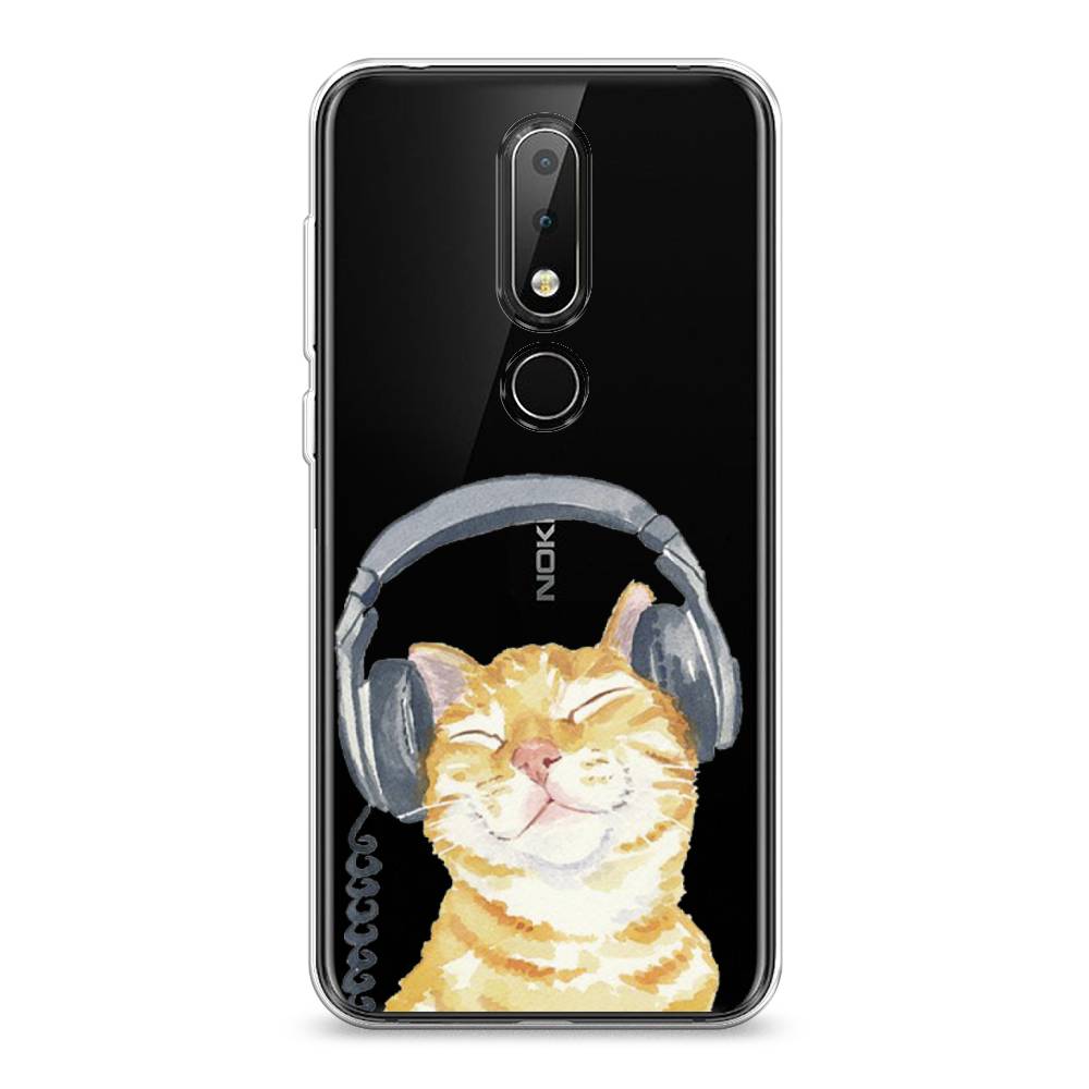 

Чехол Awog "Кот меломан" для Nokia 6.1 Plus