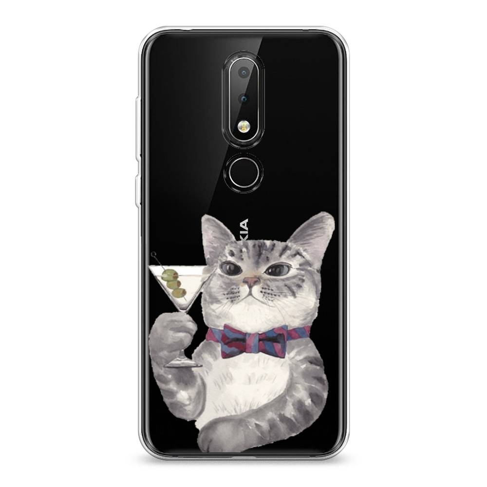 

Чехол Awog "Кот джентльмен" для Nokia 6.1 Plus