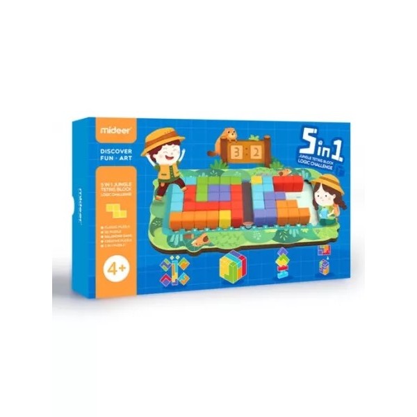 

Тетрис блок Mideer 5 в 1 Джунгли MD1117