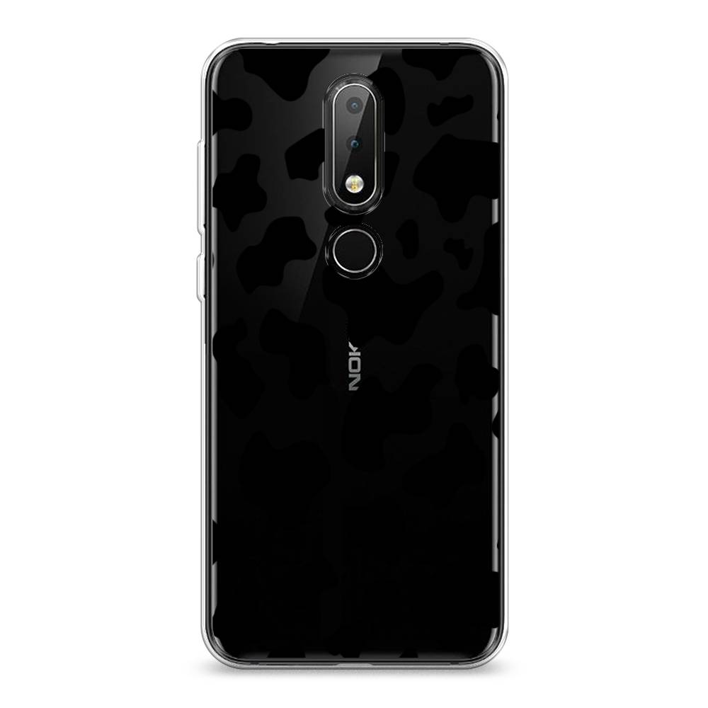 

Чехол Awog на Nokia 6.1 Plus / Нокиа 6.1 Plus "Пятна коровы черные", Черный, 121850-2