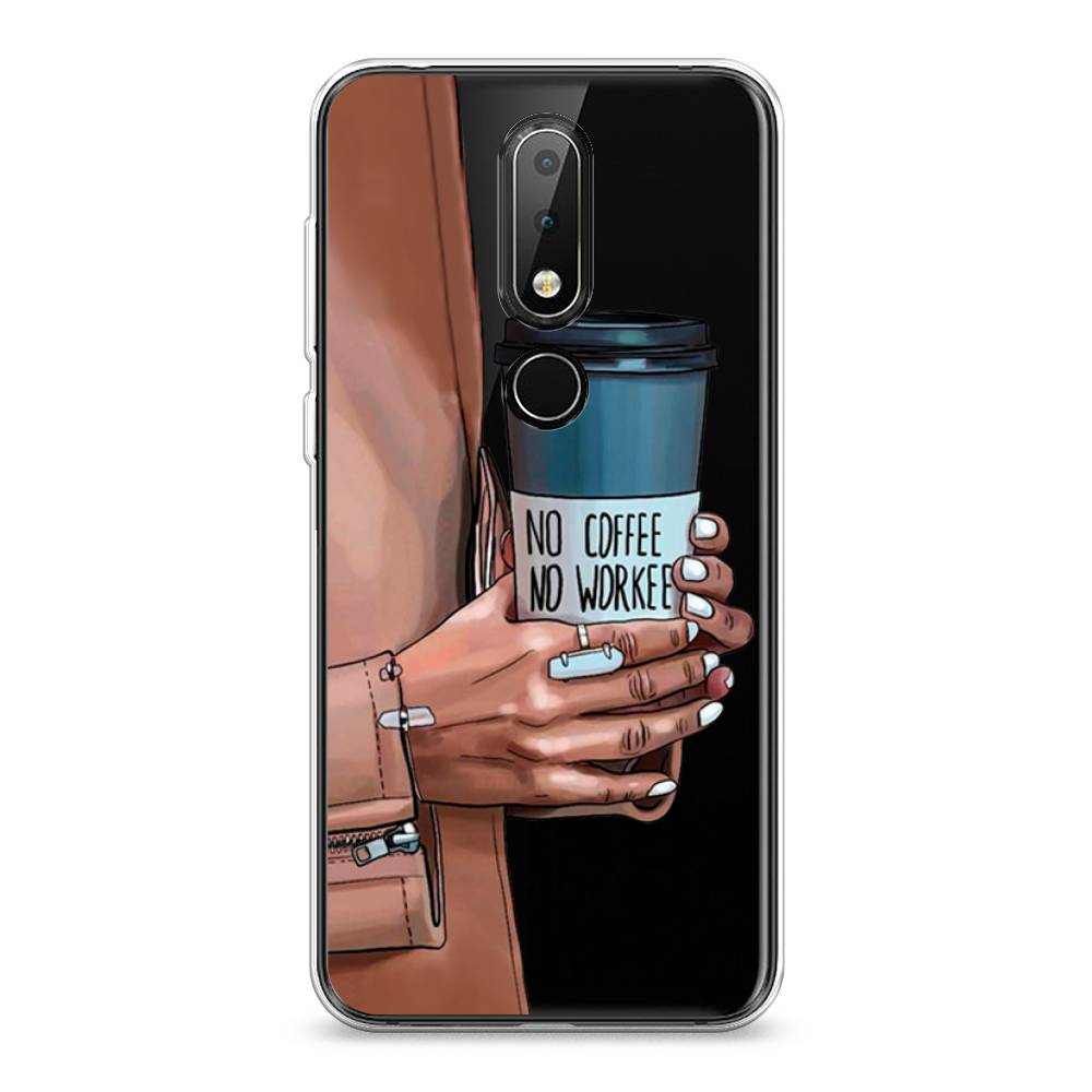 

Чехол Awog на Nokia 6.1 Plus / Нокиа 6.1 Plus "No coffee", Коричневый;серый, 121850-7