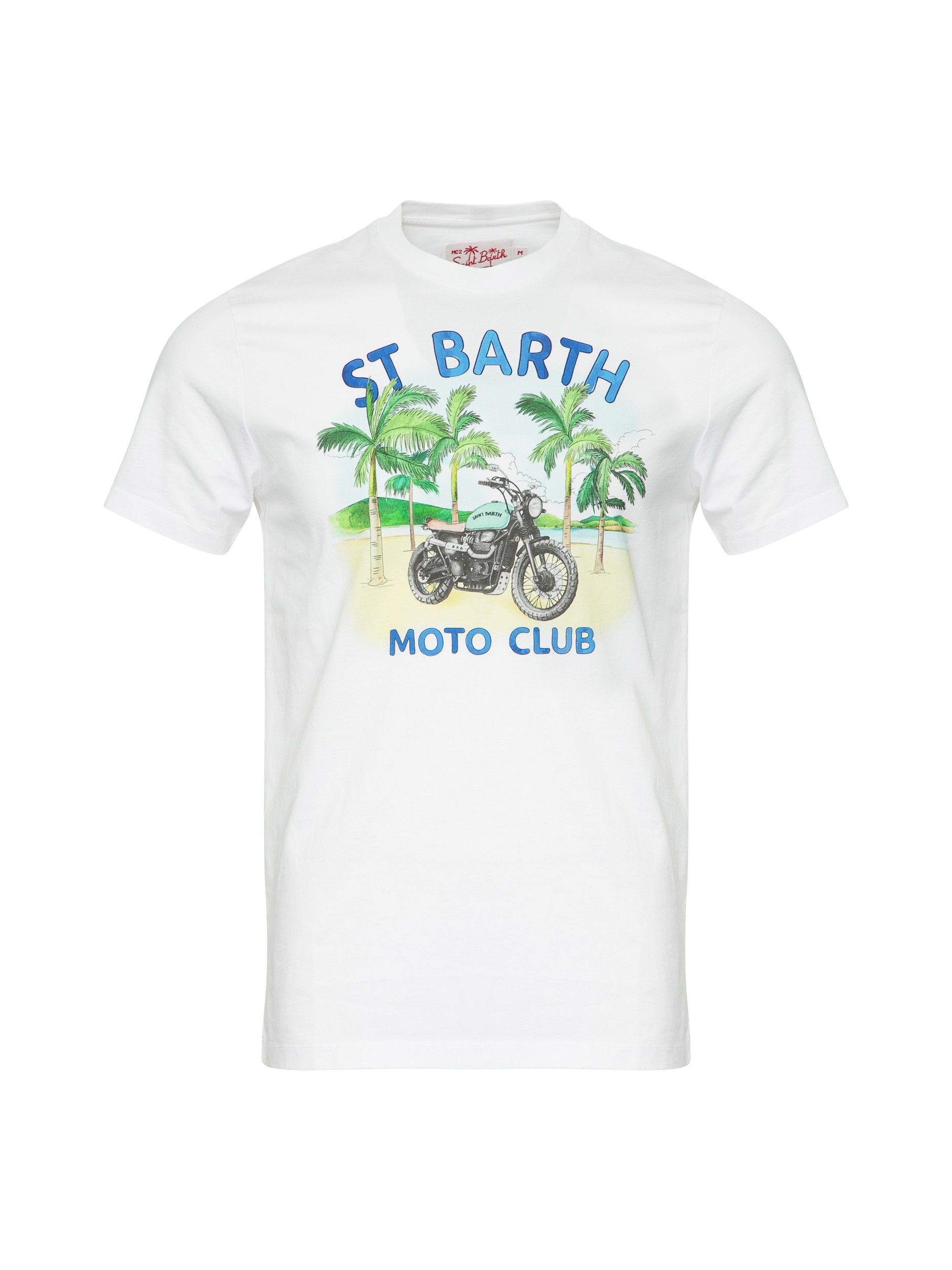 

Футболка мужская MC2 Saint Barth TSHM001 белая 52 RU, TSHM001