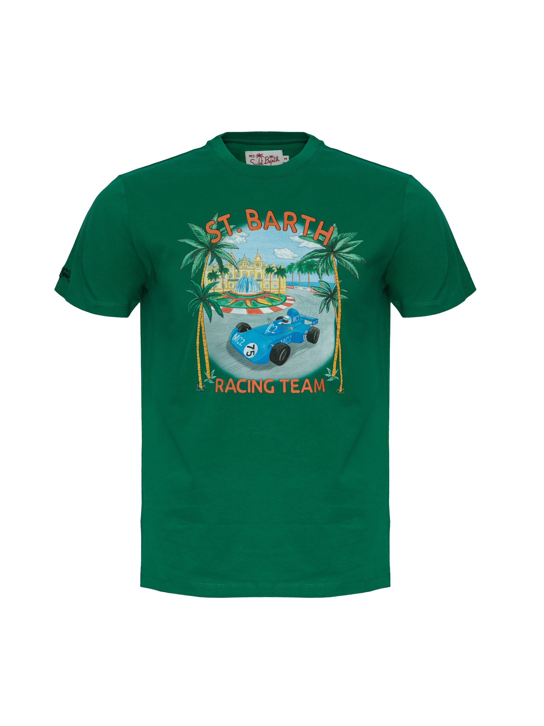 

Футболка мужская MC2 Saint Barth TSHM001 зеленая 50 RU, Зеленый, TSHM001