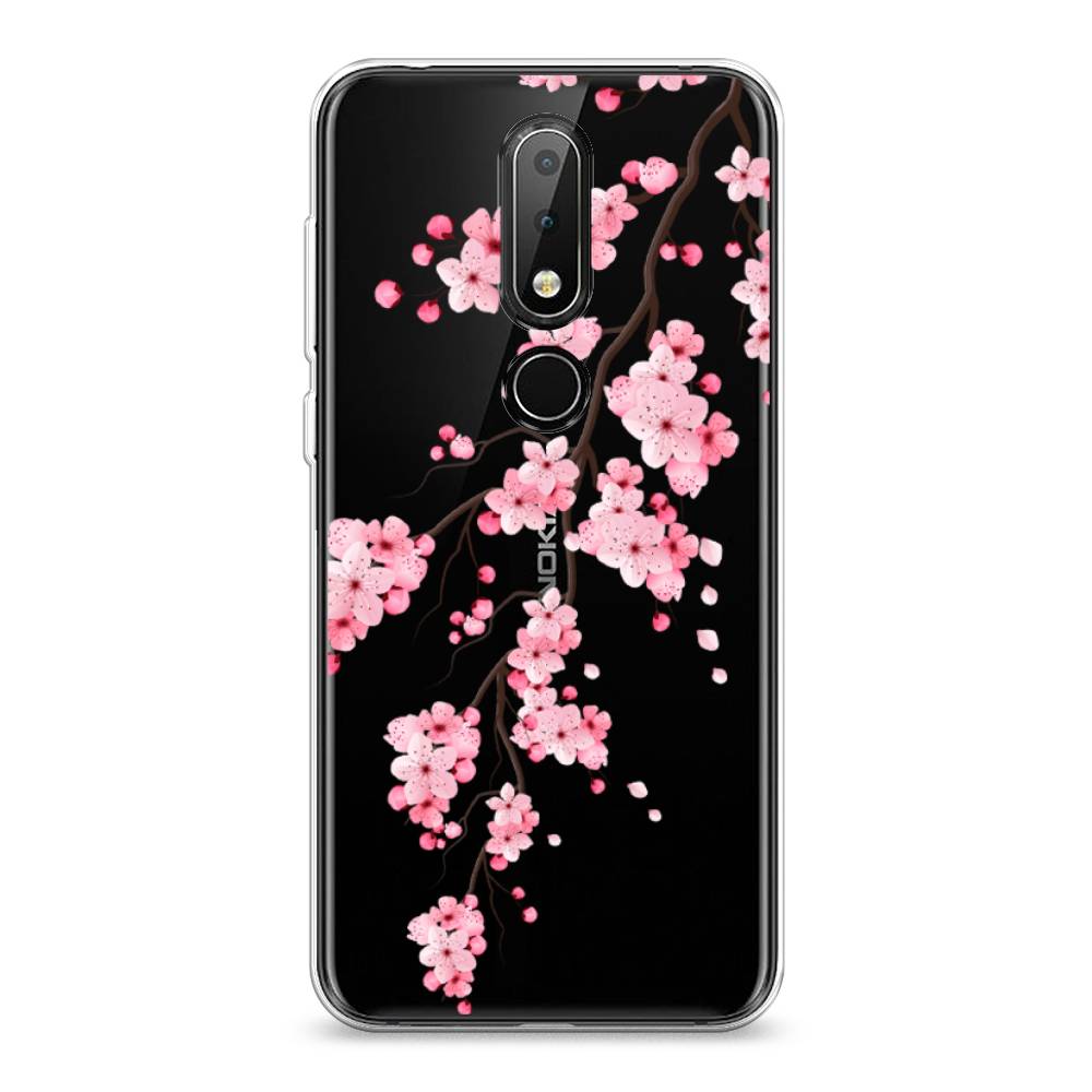 

Чехол Awog на Nokia 6.1 Plus / Нокиа 6.1 Plus "Розовая сакура", Розовый;коричневый, 121850-8