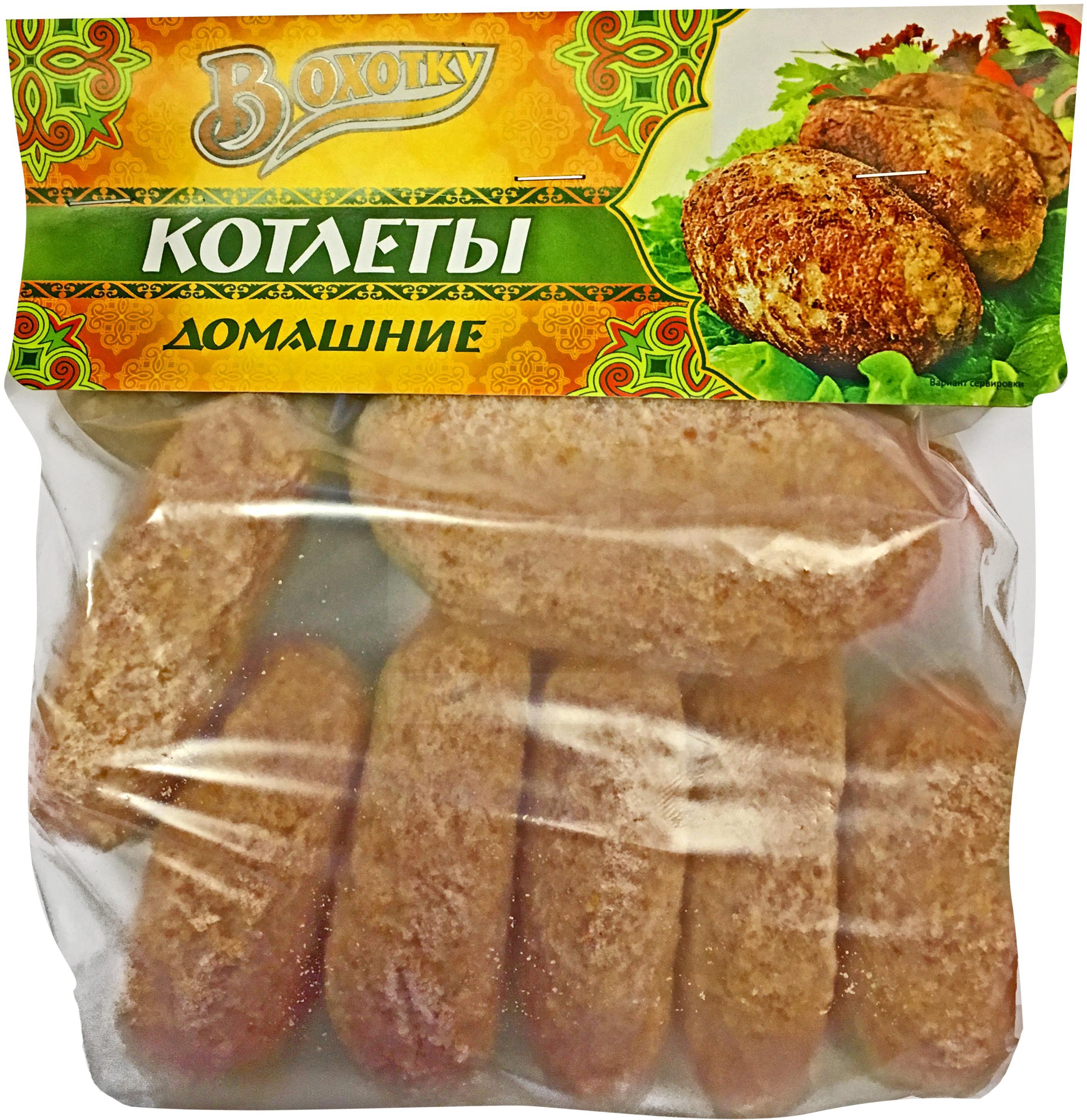 

Котлеты курино-говяжьи В охотку Домашние замороженные 900 г