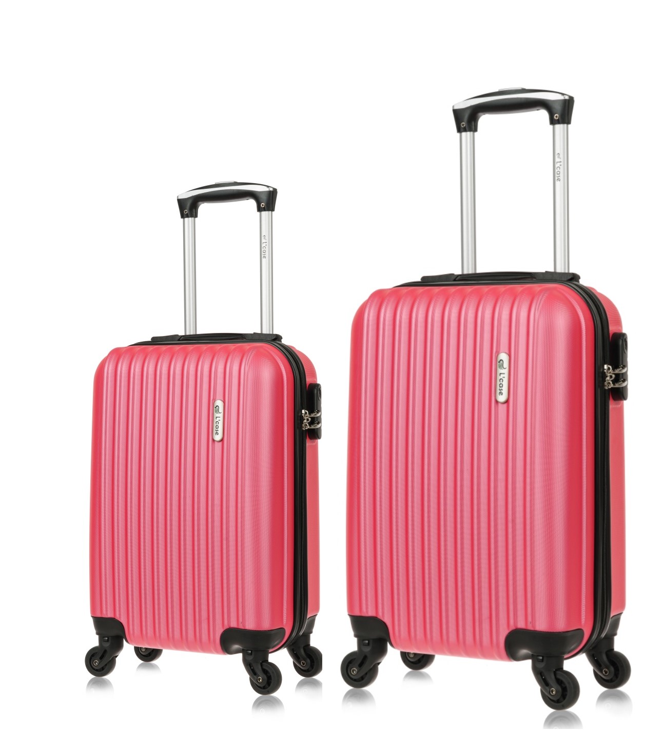 

Комплект чемоданов унисекс L'Case Krabi красный, M/L, Krabi