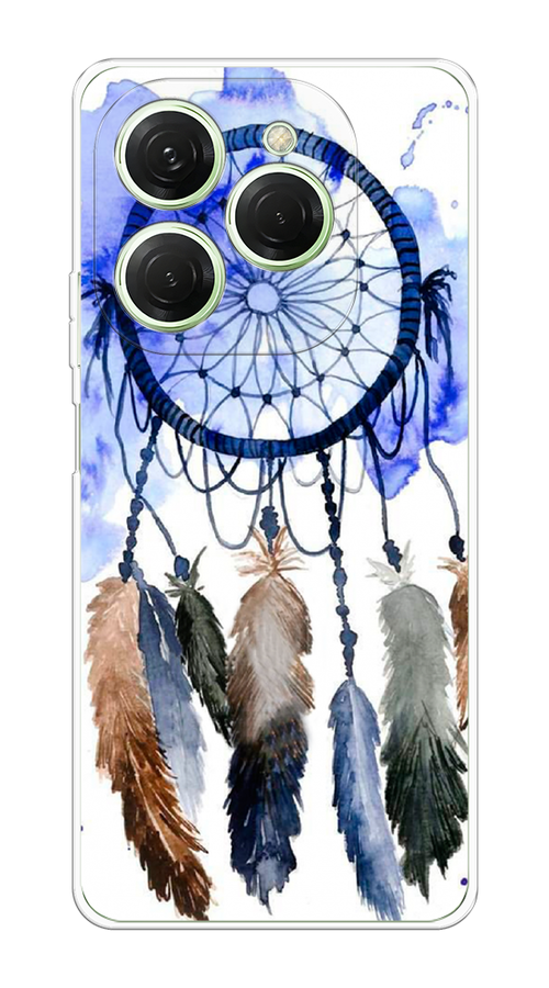 

Чехол на Tecno Spark 20 Pro "Ловец снов 1", Коричневый;синий, 304850-1