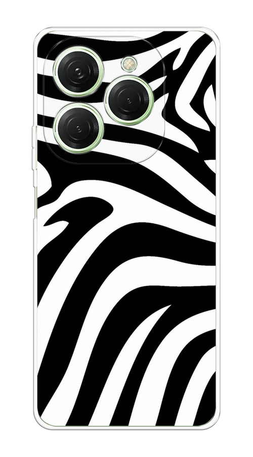 

Чехол на Tecno Spark 20 Pro "Полоски зебры", Черный;белый;бежевый, 304850-1