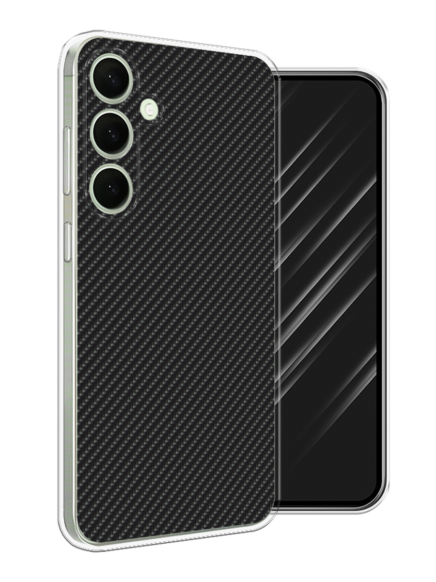 

Чехол Awog на Samsung Galaxy S25 Plus "Черный карбон", 2110450-1
