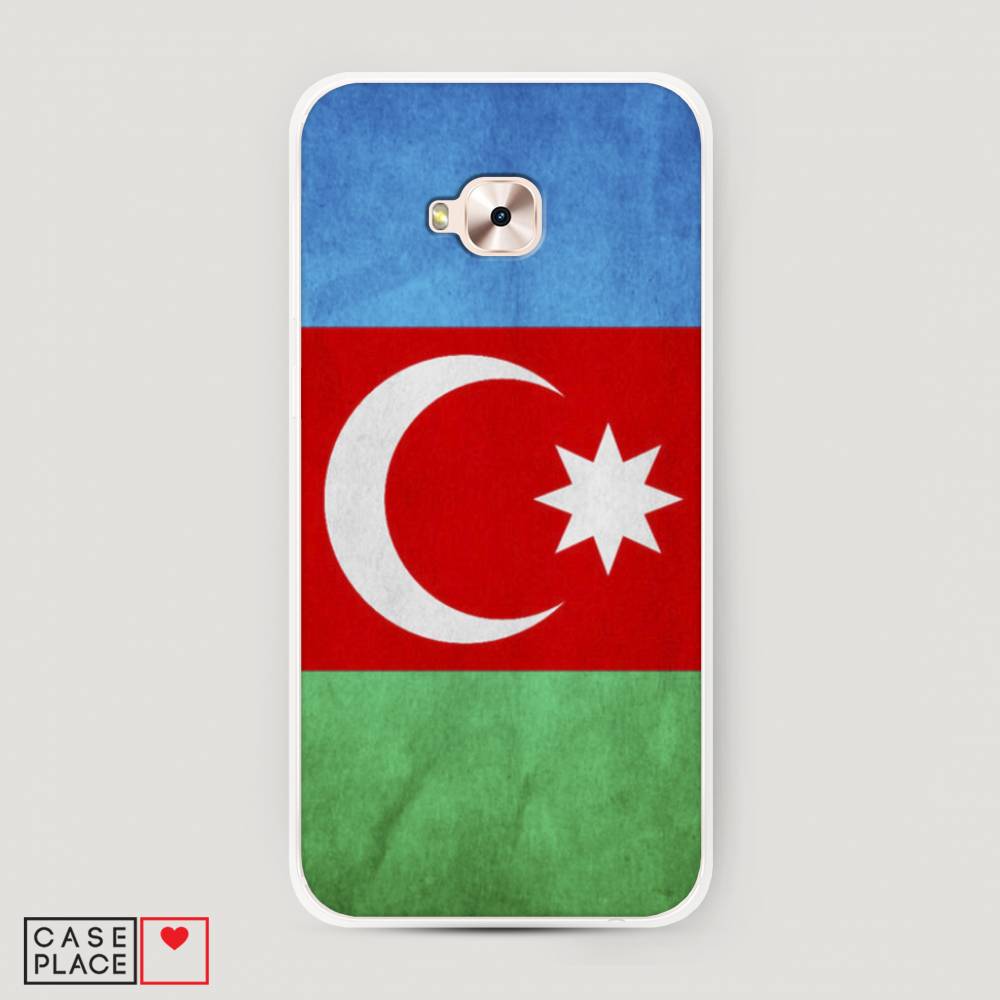 фото Чехол awog "флаг азербайджана" для asus zenfone 4 selfie pro zd552kl