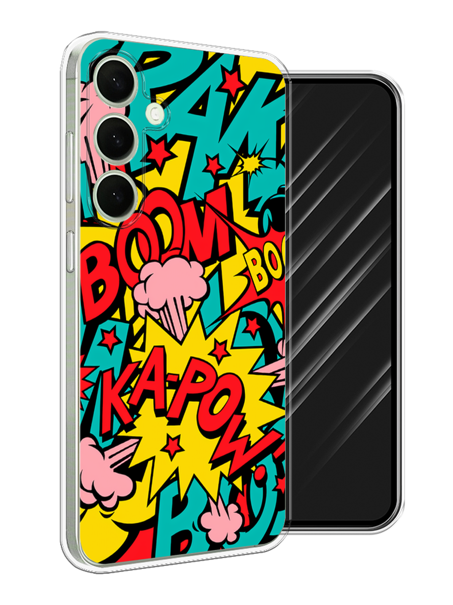 

Чехол Awog на Samsung Galaxy S25 Plus "Постер pop art", Бирюзовый;желтый;красный, 2110450-1