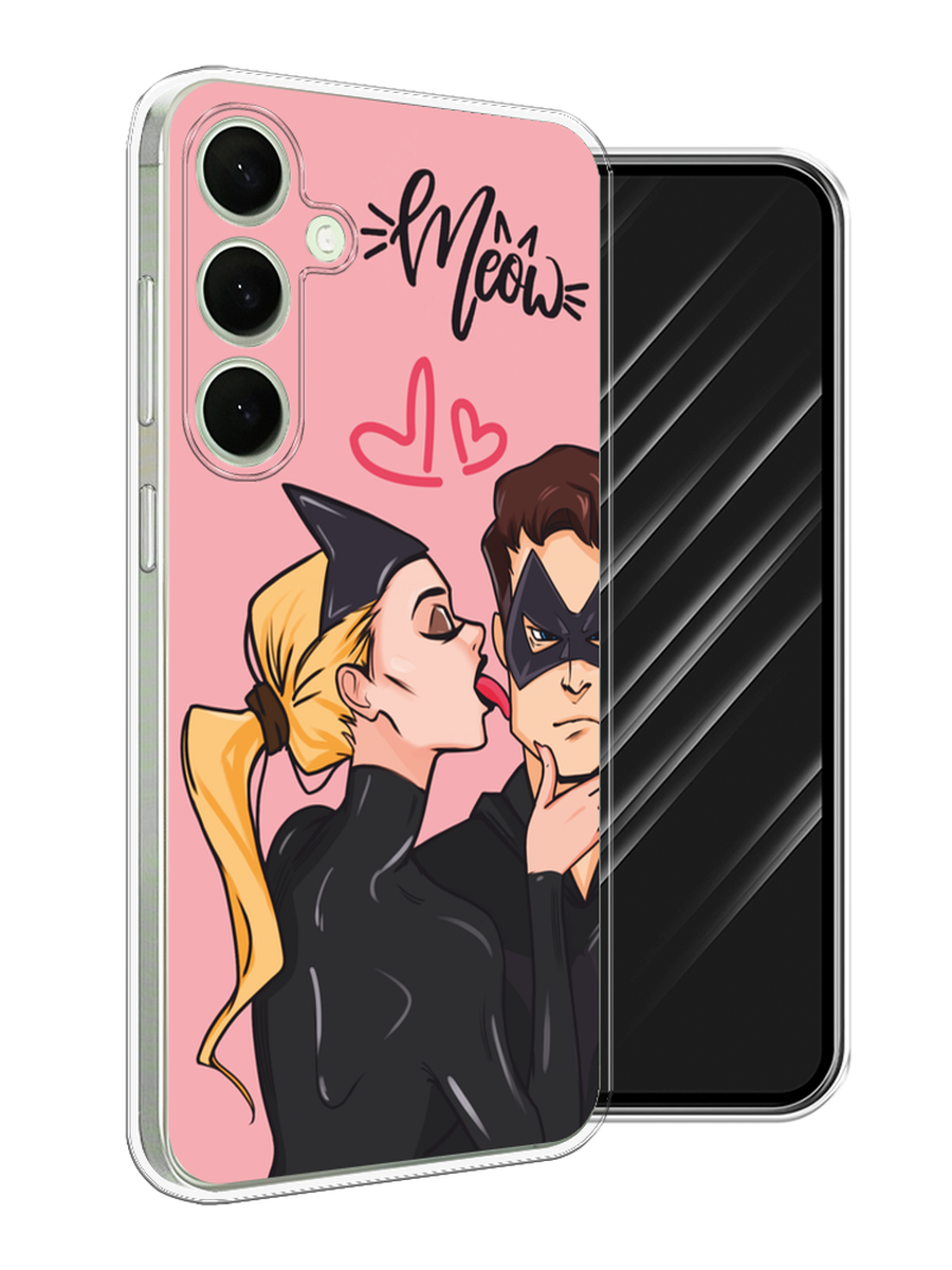 

Чехол Awog на Samsung Galaxy S25 Plus "Kiss of Cat Woman", Розовый;черный;бежевый, 2110450-1