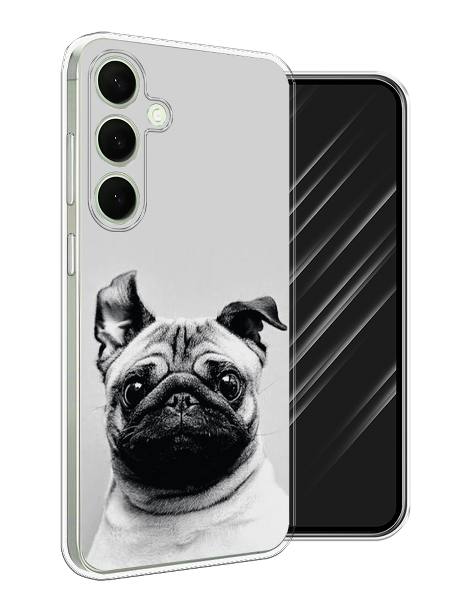 

Чехол Awog на Samsung Galaxy S25 Plus "Ушастый мопс", Серый, 2110450-1