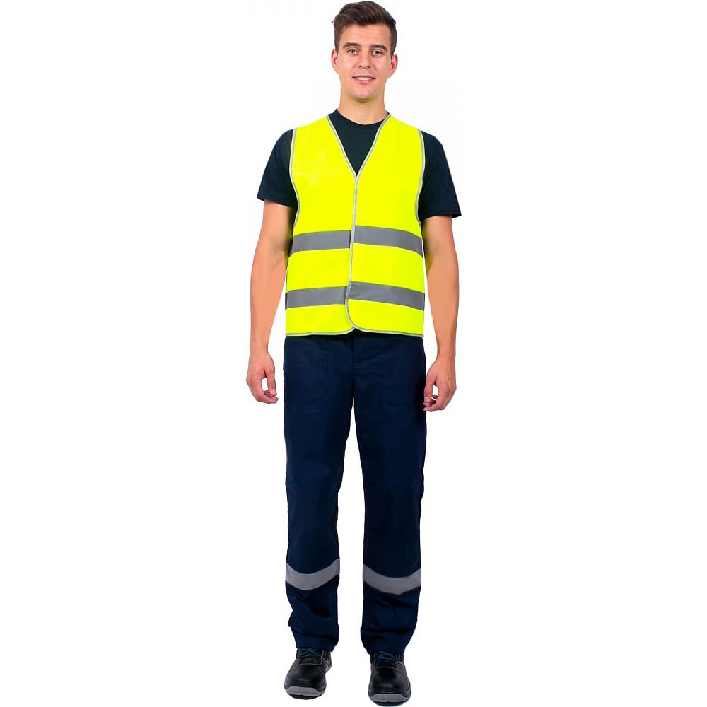 

Жилет рабочий унисекс NoBrand зеленый 64-66