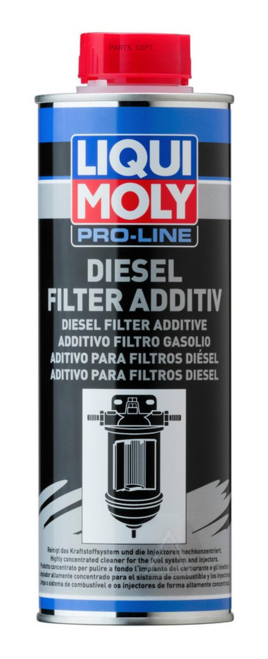 LIQUI MOLY 20790 Присадка д/диз.топливных фильтров Pro-Line Diesel Filter Additive 0,5л