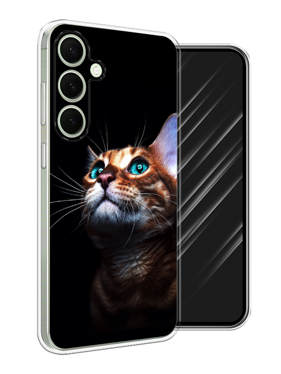 

Чехол Awog на Samsung Galaxy S25 Plus "Мечтательный кот", Коричневый, 2110450-1