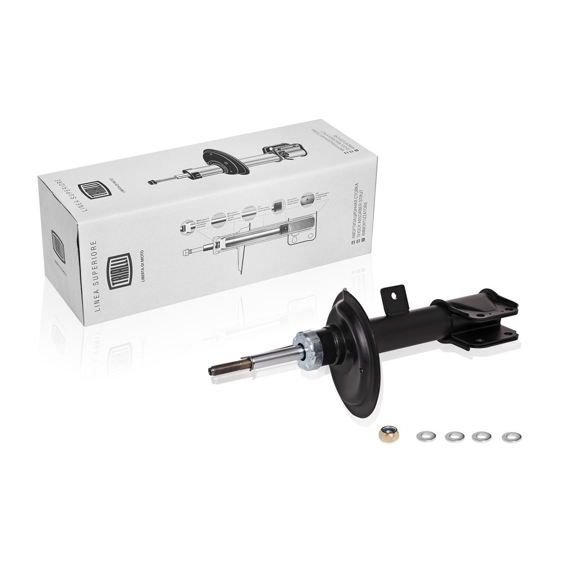 

TRIALLI Амортизатор для ам Citroen C4 (04-)Peugeot 307 (00-) (стойка) перед. лев. газ. (AG