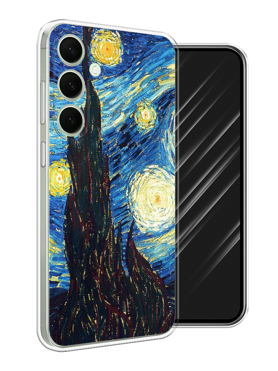 

Чехол Awog на Samsung Galaxy S25 Plus "Ван Гог Звездная ночь", Желтый, 2110450-1