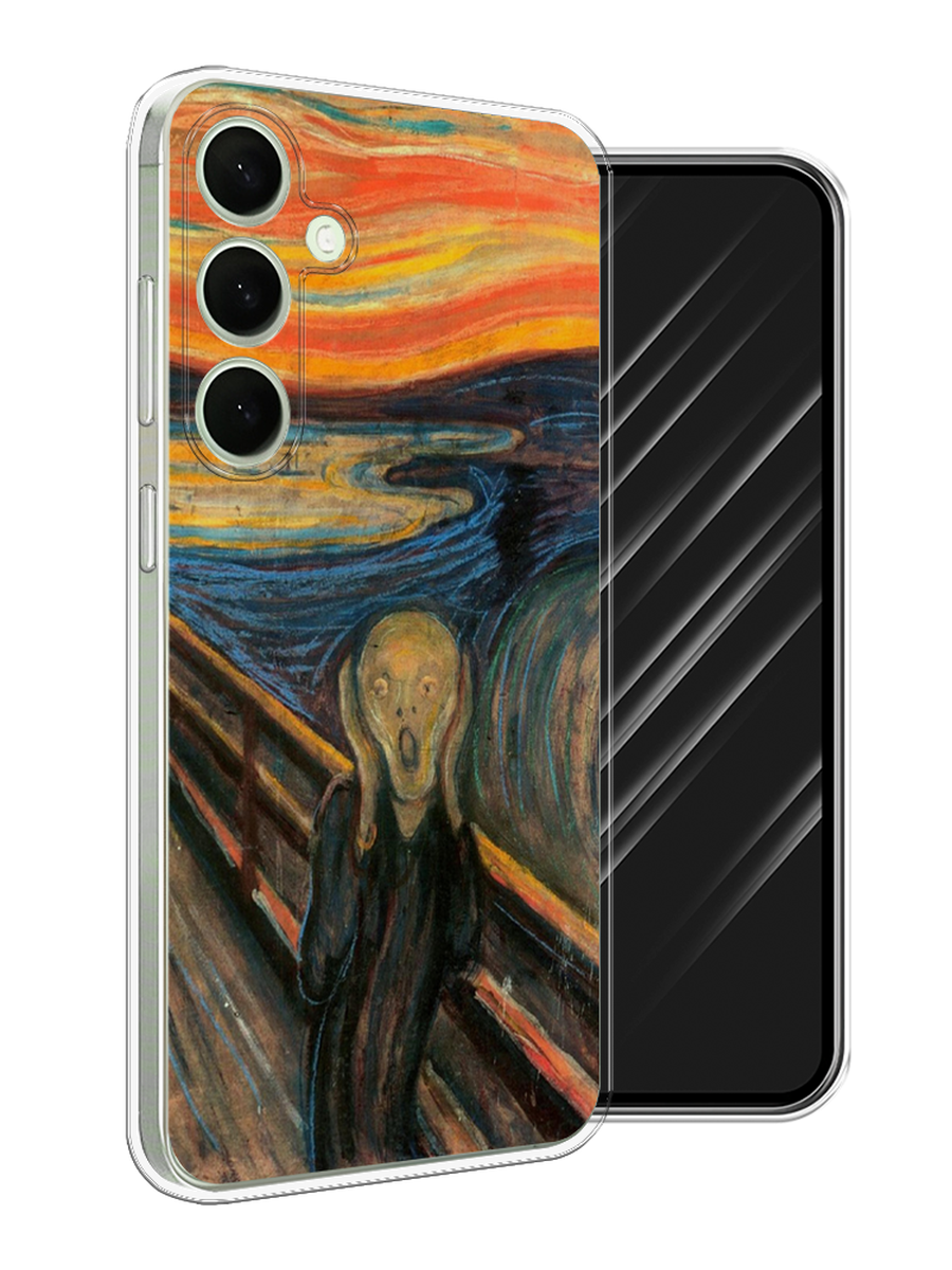 

Чехол Awog на Samsung Galaxy S25 Plus "Крик", Оранжевый;синий;серый, 2110450-1